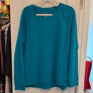 Lilly Pulitzer Luxletic Teal Sweatshirt